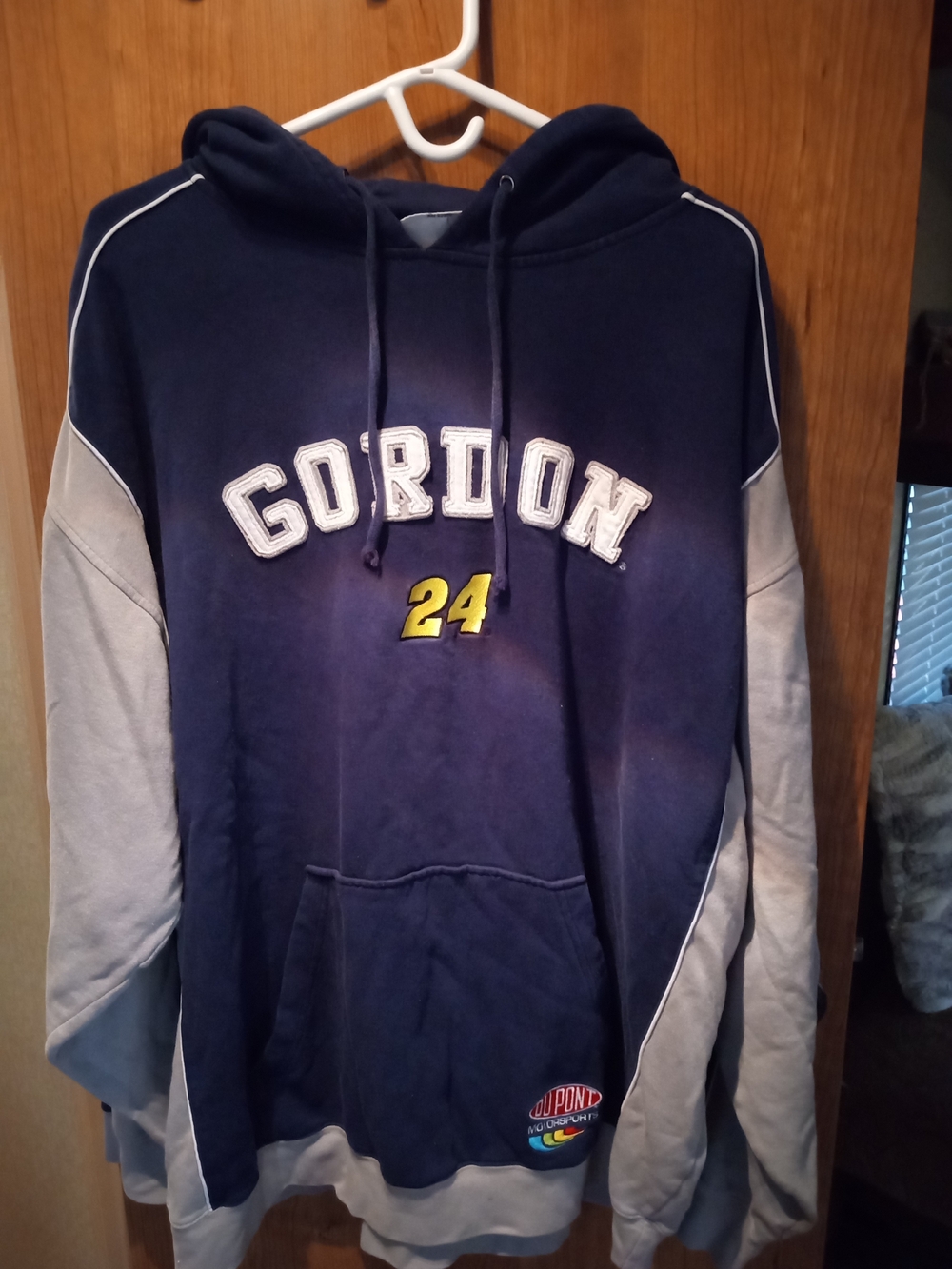 Chase Authentics Navy and Gray Gordon 24 Pullover Hoodie